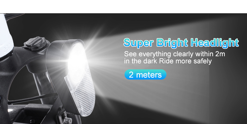 BEZIOR M26 Folding Electric Bike 48V 10Ah Battery 500W Brushless Motor 26 inch Tire Aluminum Alloy Frame Shimano 7-speed Shift Max Speed 30km/h LCD Meter Disk Brake - White