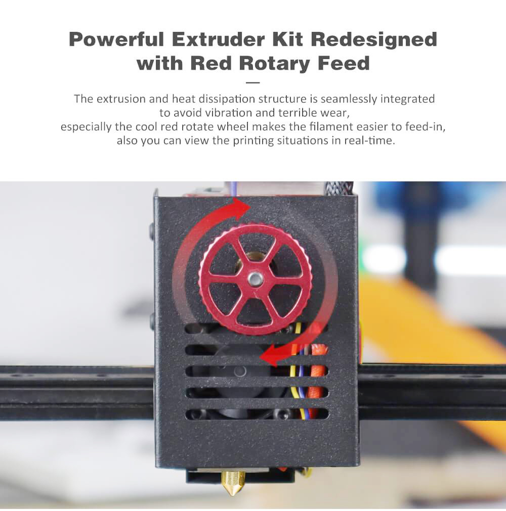 Direktantrieb Extruder Für FLSUN V400 3D-Drucker – Mit Automatischer Nivellierung, Schnell & Präzise