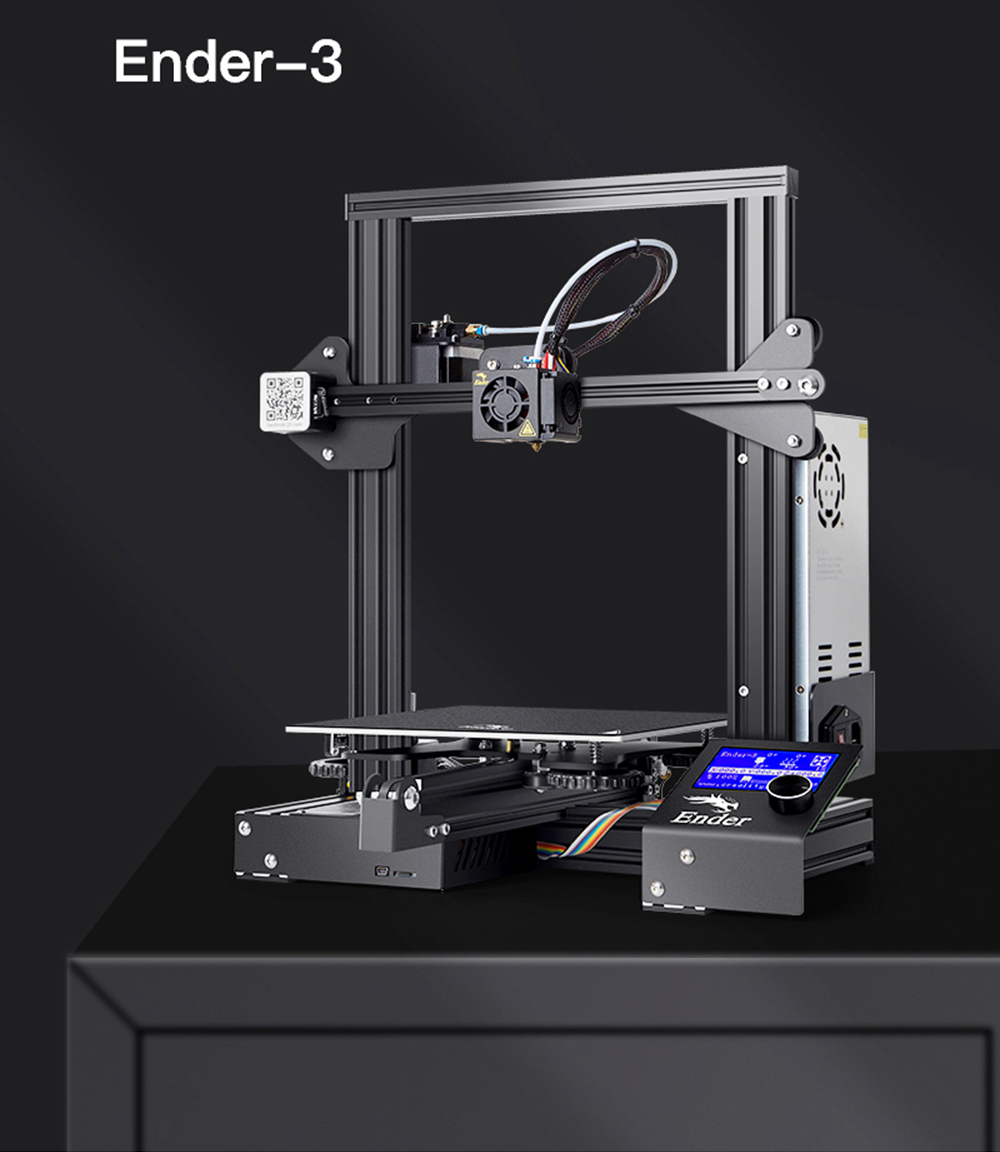 Creality 3D Ender 3 Aluminum 3D Printer, 220x220x250mm, Industrial-grade Circuit Board, Print Resume