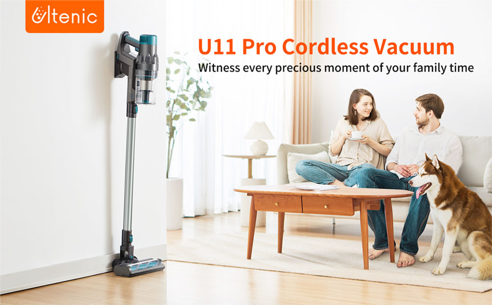 Ultenic U11 Pro Cordless Vacuum Cleaner 350W 26KPa Suction 2200mAh Battery  Air Cooling Technology LED Display 