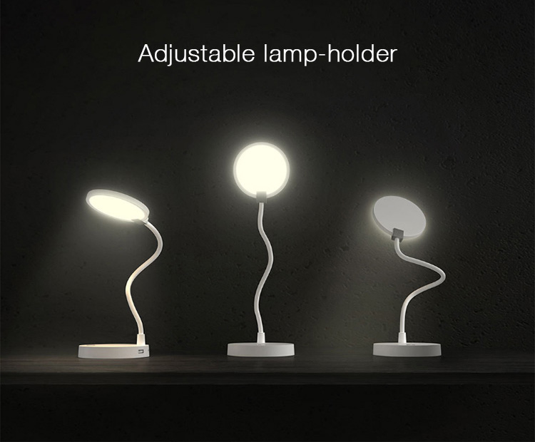 Xiaomi Mijia COOWOO Smart Lamp Mobile 4000mAh Battery USB Charge Discharge 4000K Color Rendering Table Lamps Desklight -White