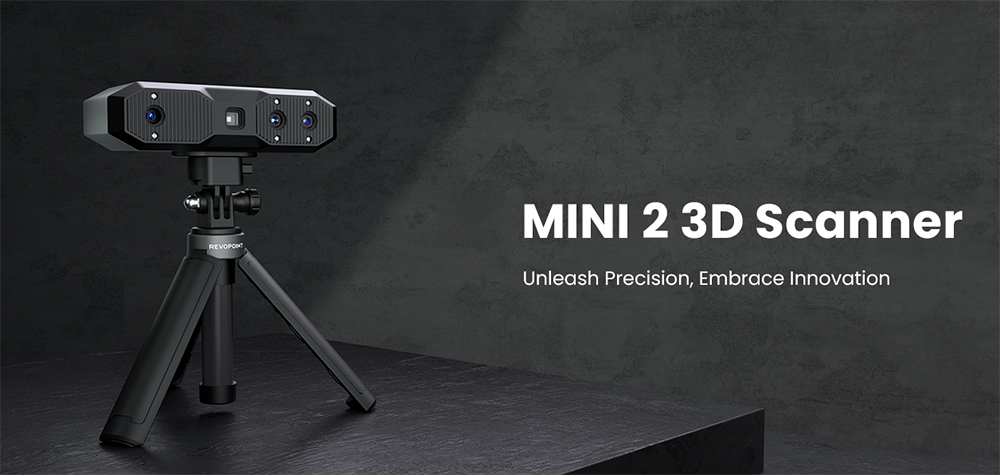 Revopoint MINI 2 3D Scanner, 0.02mm Precision, 2MP Resolution, Up