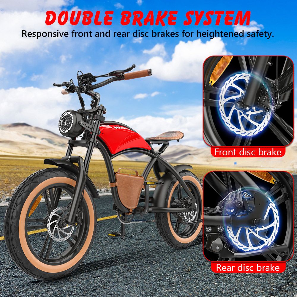 Hidoes B10 Electric Bike 1000W Motor 48V 13Ah Battery 20 x4