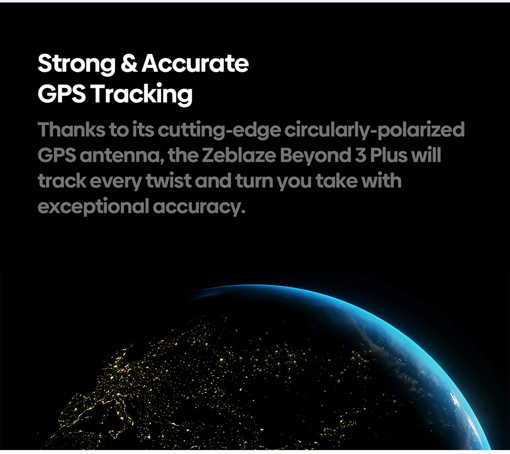 Zeblaze Beyond 3 Plus Smartwatch 1 78'' AMOLED Screen Health Monitoring GPS Positioning Bluetooth Calling 60 Workout Mode