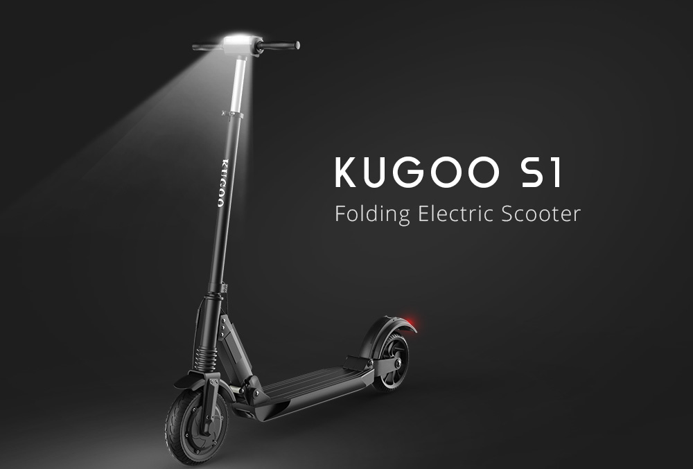 STOCK Europeo] KUGOO S1 adulto eléctrica Scooter 3 modos de velocidad e  Scooter monopatín eléctrico de 350W 30 KM/H Motor pantalla LCD de pantalla  