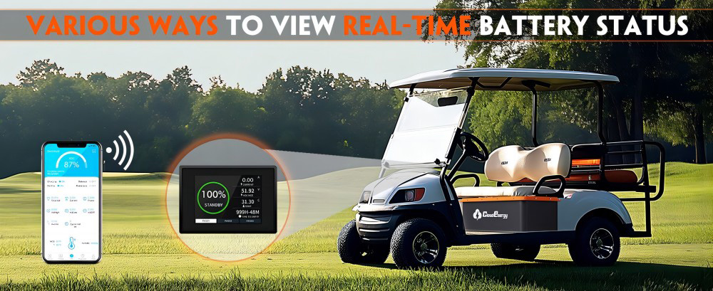 Cloudenergy 48V 51 2V LiFePO4 Battery for Golf Carts