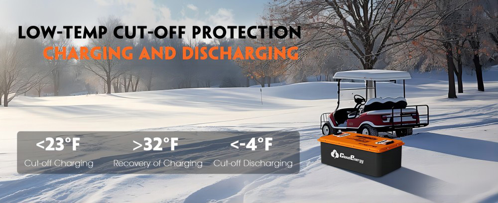 Cloudenergy 48V 51 2V LiFePO4 Battery for Golf Carts