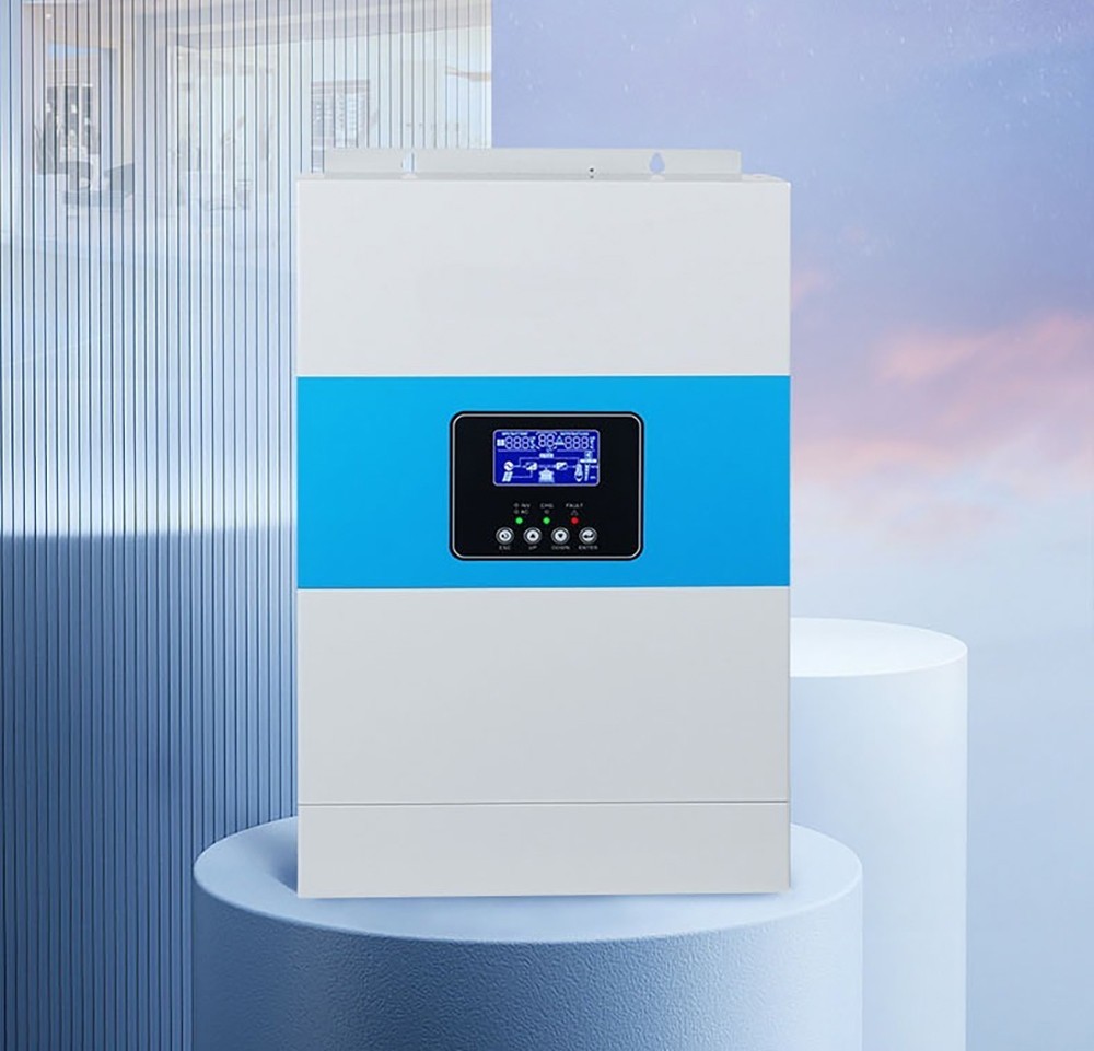 DAXTROMN 6 5KVA Hybrid Solar Inverter  5000W Pure Sine Wave  Max 100A MPPT  Max 500VDC PV Input