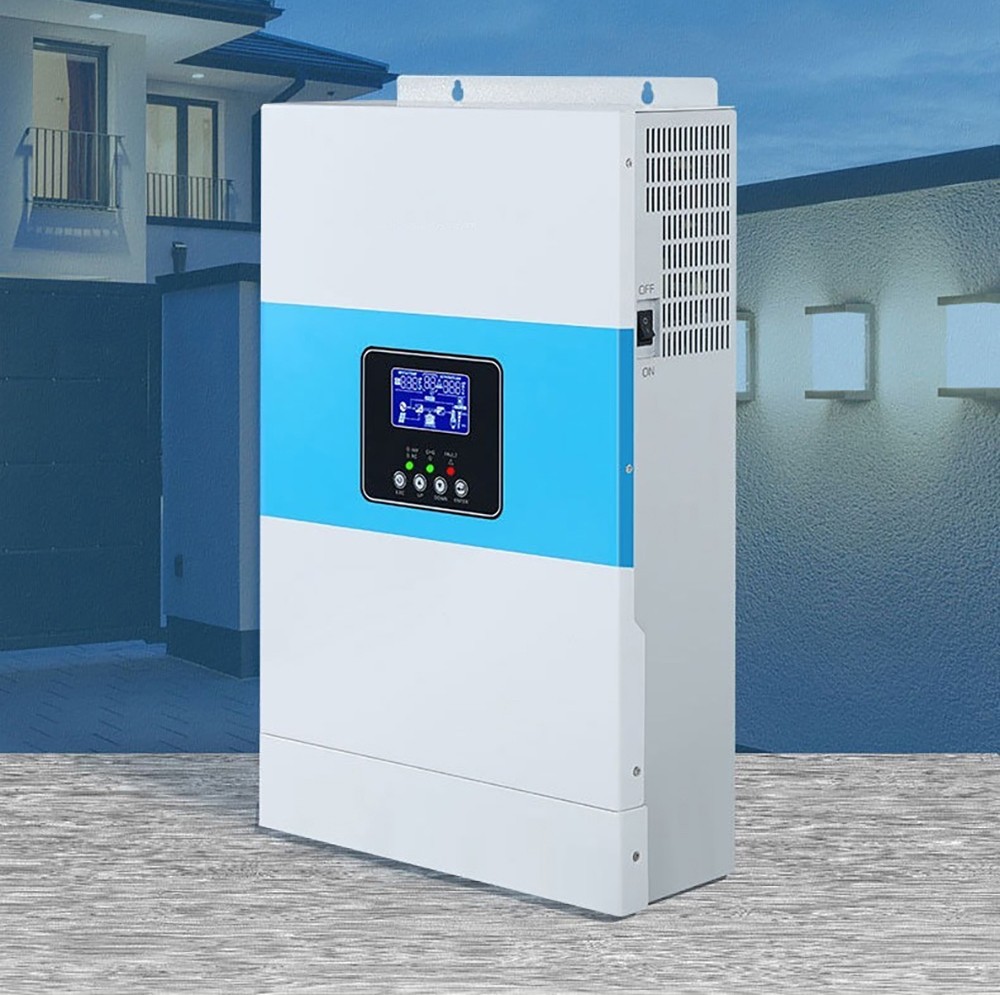 DAXTROMN 6 5KVA Hybrid Solar Inverter  5000W Pure Sine Wave  Max 100A MPPT  Max 500VDC PV Input