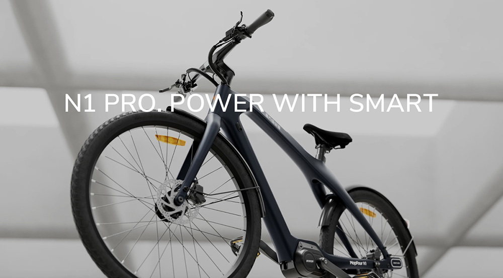 ENGWE MapFour N1 Pro Electric Bike 250W Motor 36V 10Ah Battery 700*42C Spoke Tires 25km/h Max Speed 100km Range Front