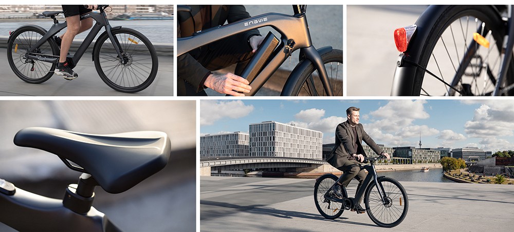 ENGWE MapFour N1 Pro Electric Bike 250W Motor 36V 10Ah Battery 700*42C Spoke Tires 25km/h Max Speed 100km Range Front