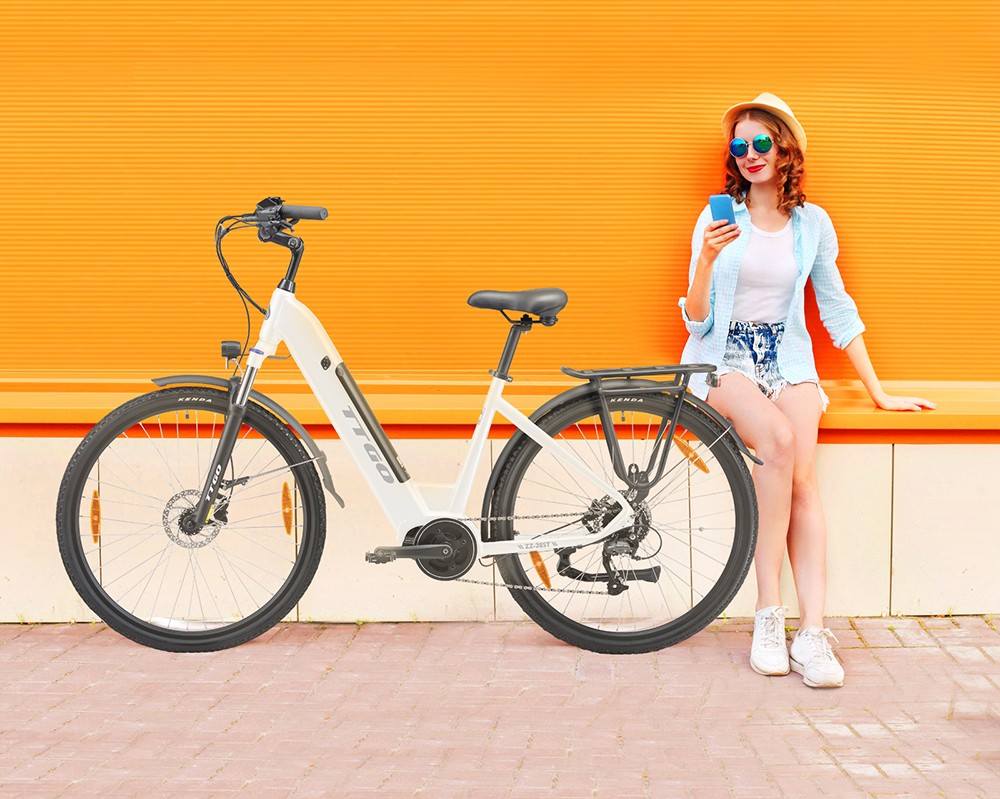 TTGO C7 ZZ-28ST Electric Bike 250W Motor 36V 20Ah Battery 700C*45C Tire 25km/h Max Speed 160-180km Range Hydraulic Disc