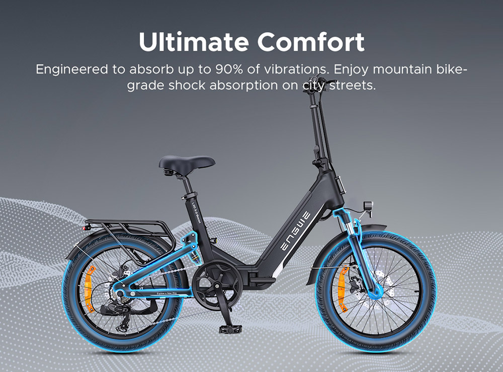 ENGWE L20 3 0 Boost Electric Bike 250W Motor 48V 13 5Ah Battery 20*3 0 inch Tire 135km Max Range Hydraulic Brakes Full Su
