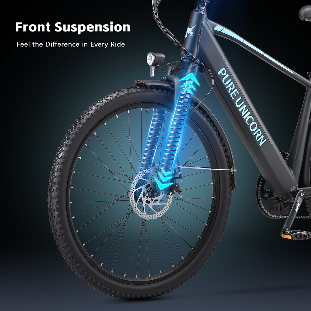 PURE UNICORN U3 Electric Bike 750W Motor 48V 12 8Ah Battery 29 inch Tires 45km/h Max Speed 60km Range Mechanical Disc Bra