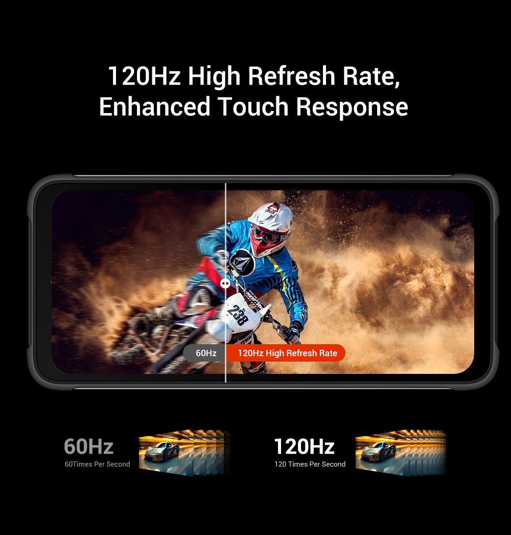 FOSSiBOT F112 Pro 5G Rugged Phone 50MP 5MP Rear Camera 7150mAh Battery 6 88-inch HD Screen 8GB RAM 256GB ROM Android 14