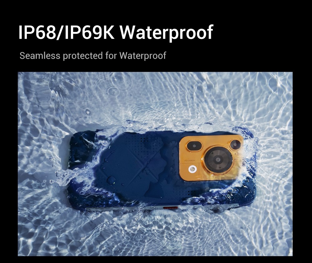 FOSSiBOT F112 Pro 5G Rugged Phone 50MP 5MP Rear Camera 7150mAh Battery 6 88-inch HD Screen 8GB RAM 256GB ROM Android 14