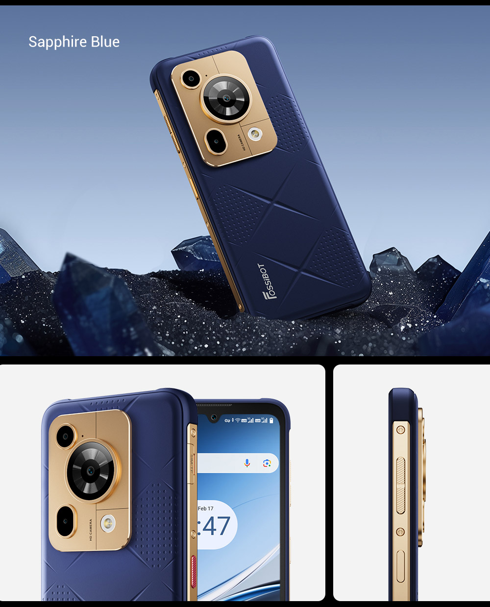 FOSSiBOT F112 Pro 5G Rugged Phone 50MP 5MP Rear Camera 7150mAh Battery 6 88-inch HD Screen 8GB RAM 256GB ROM Android 14