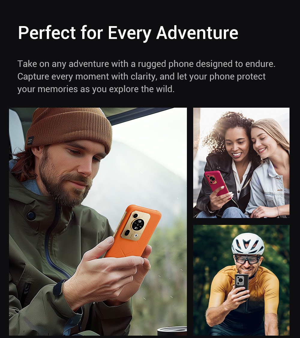 FOSSiBOT F112 Pro 5G Rugged Phone 50MP 5MP Rear Camera 7150mAh Battery 6 88-inch HD Screen 8GB RAM 256GB ROM Android 14