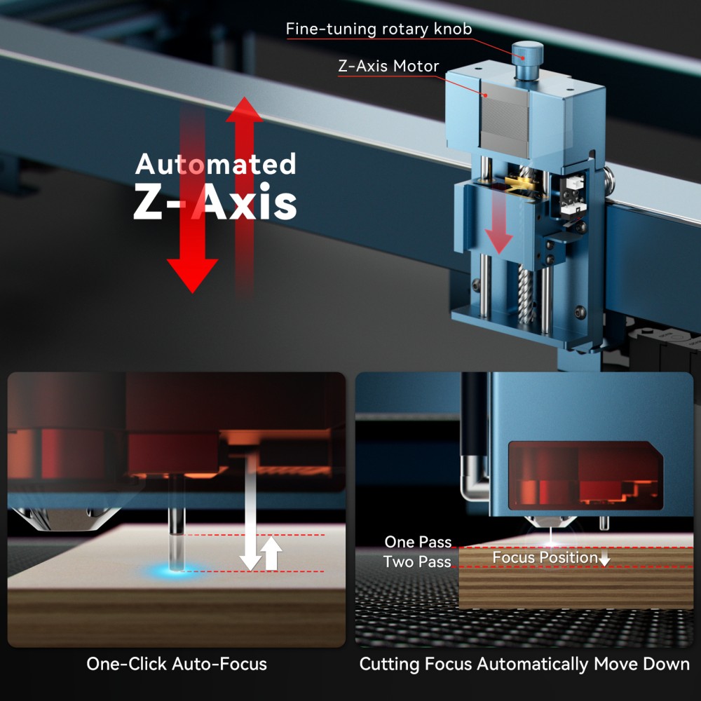 SCULPFUN S70 MAX 70W Laser Engraver  36 000mm/min Fast Speed  0 15×0 12mm Laser Spot  830*800mm