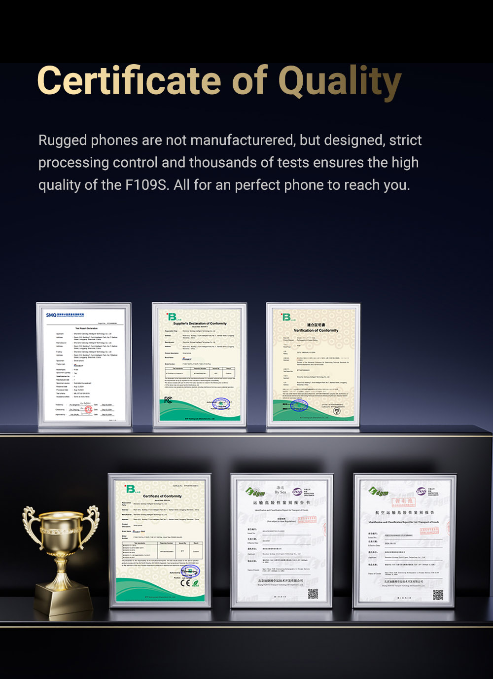 FOSSiBOT F109S Rugged Smartphone Android 15 6 256GB 10600mAh Battery 50MP Camera NFC - EU Plug