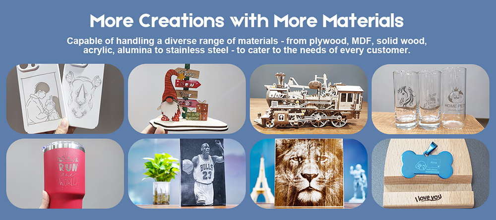 TWO TREES TS2-20 Max 20W Laser Engraver 6000mm/min Speed 0 01mm Precision APP Control 450x900mm - EU Plug