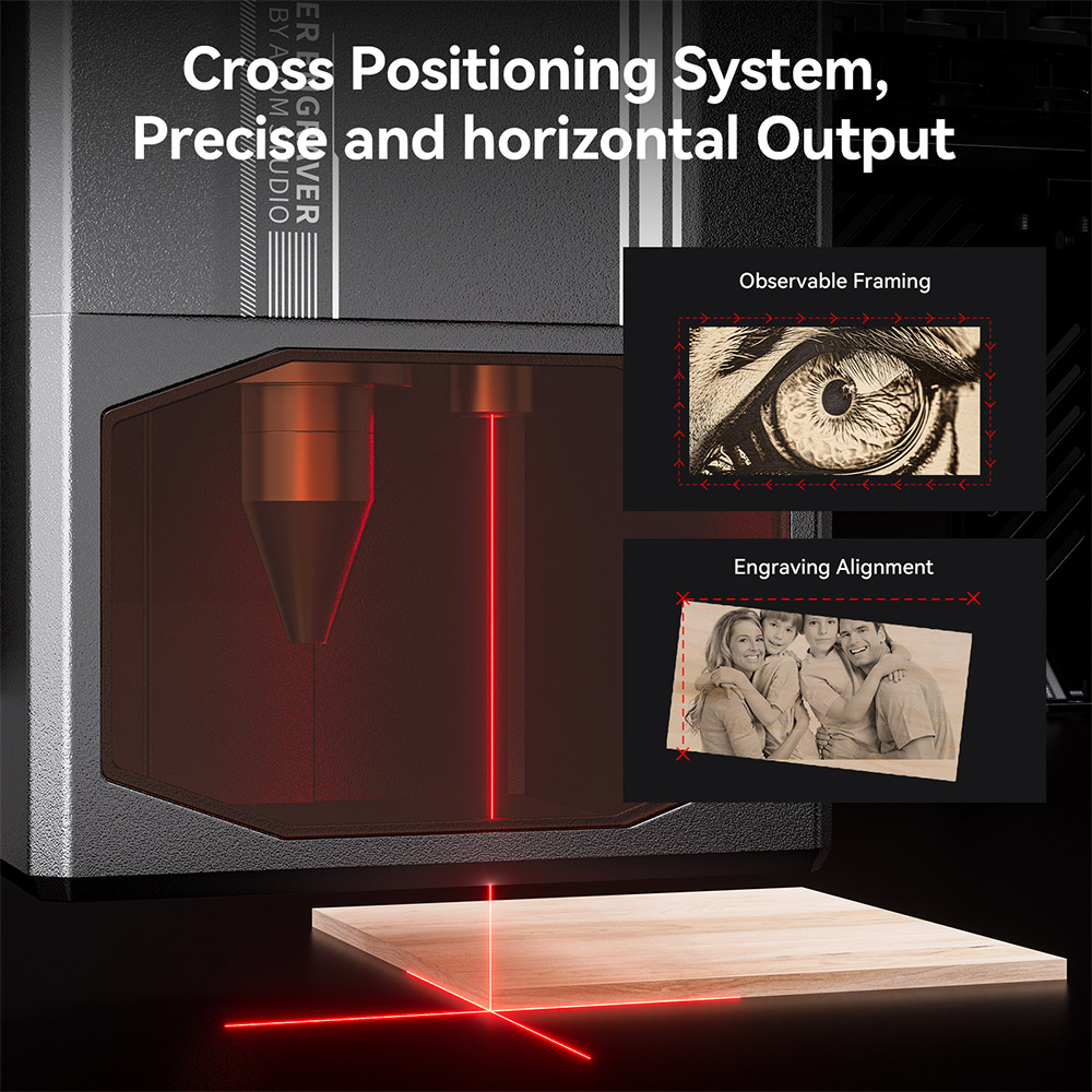 AtomStack X70 Max 70W Laser Engraver 0 02mm Accuracy Auto Focus 800x850mm