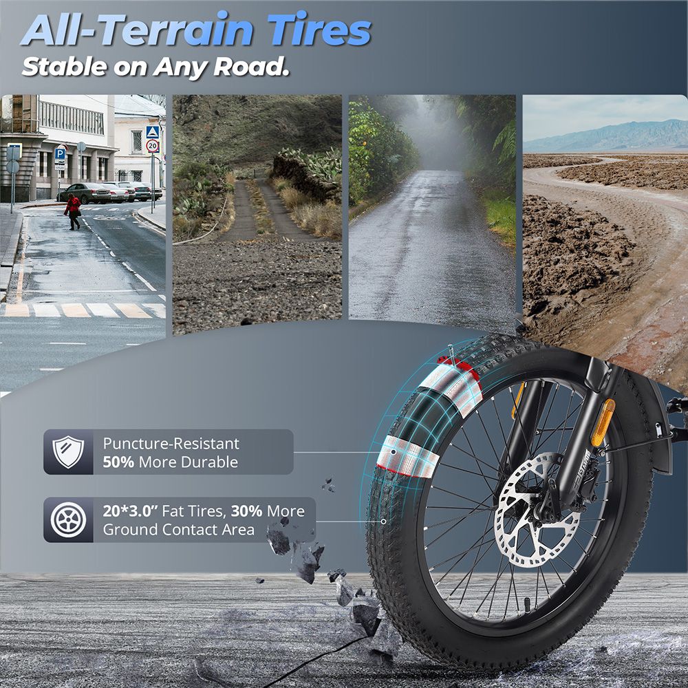 Fafrees F20 Mate Electric Cargo Tricycle EU L1e-B Certified Version 500W Motor 48V 21Ah Battery 20*3 inch Tires 30km/h Max