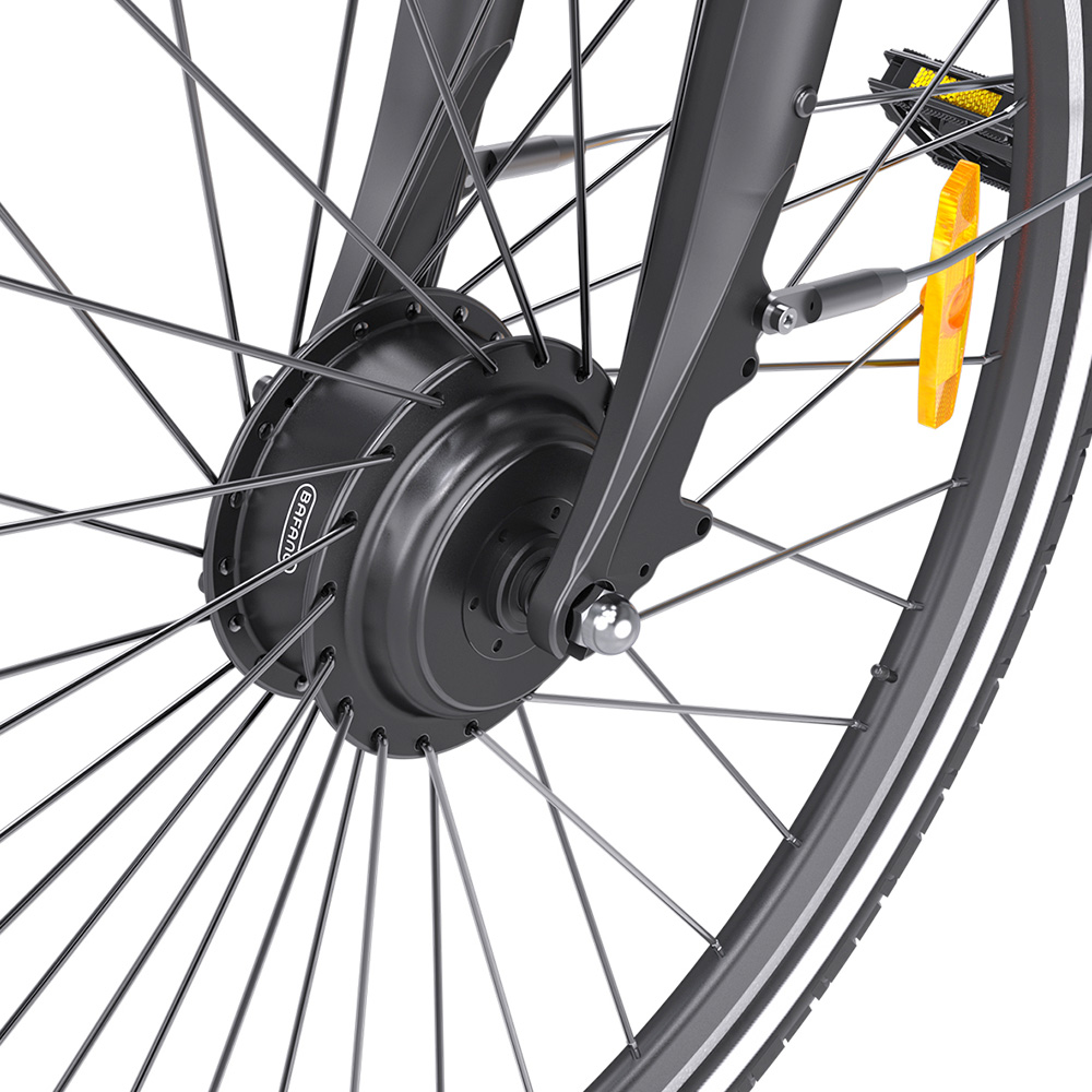 CITY 1 3-20 Electric Bike 250W Motor 37V 14Ah Battery 700*40C Tires 25km/h Max Speed 45km Range Front