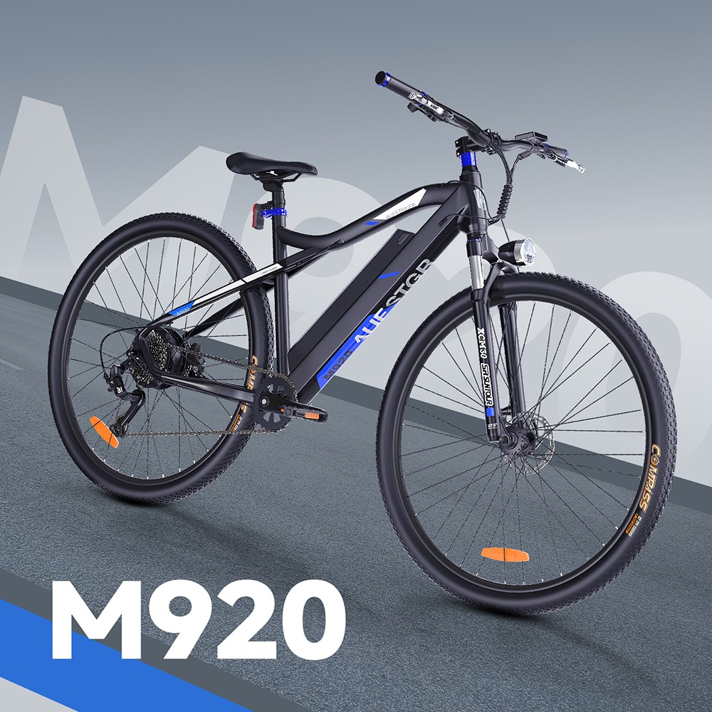 M920 Electric Bike 250W Motor 36V 13Ah Battery 27 5 inch Tires 25km/h Max Speed 60km Range Front