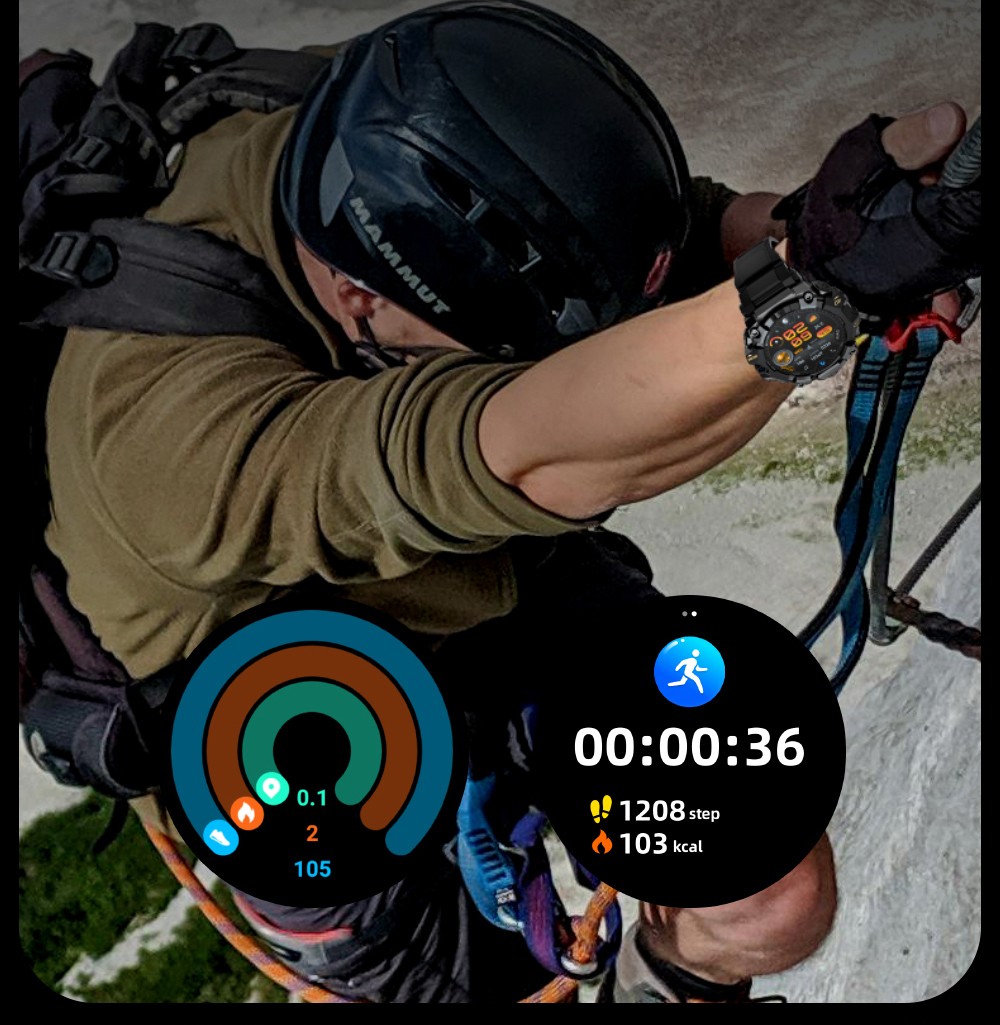 LOKMAT APPLLP 2 Pro Smartwatch 1 508 inch AMOLED Screen Supports 5G LTE Dual Cameras Facial Recognition Health Data Monito