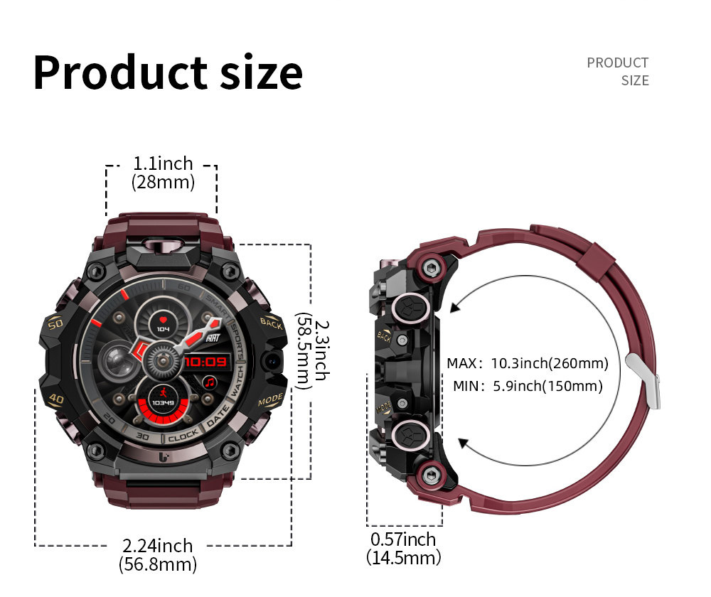 LOKMAT APPLLP 2 Pro Smartwatch 1 508 inch AMOLED Screen Supports 5G LTE Dual Cameras Facial Recognition Health Data Monito