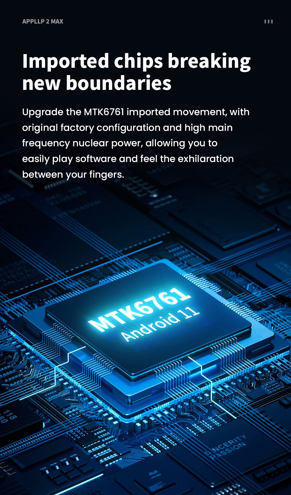 LOKMAT APPLLP 2 MAX Detachable Smartwatch 4GB RAM 64GB ROM 2 64-inch Screen Android 11 Support 4G/5G SIM Bluetooth Connect