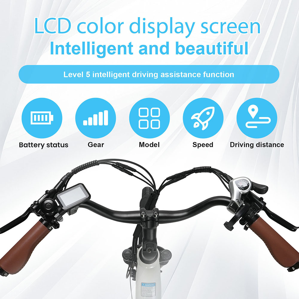 TTGO C3 Pro Electric Bike 250W Motor 36V 20Ah Battery 28 inch Tires 25km/h Max Speed 120km Max Range Hydraulic Disc Brake